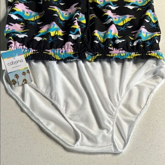 NWT Cabana by Crown & Ivy Black Shorts with Colorful Dinosaur Design Mens L - Picture 7 of 11